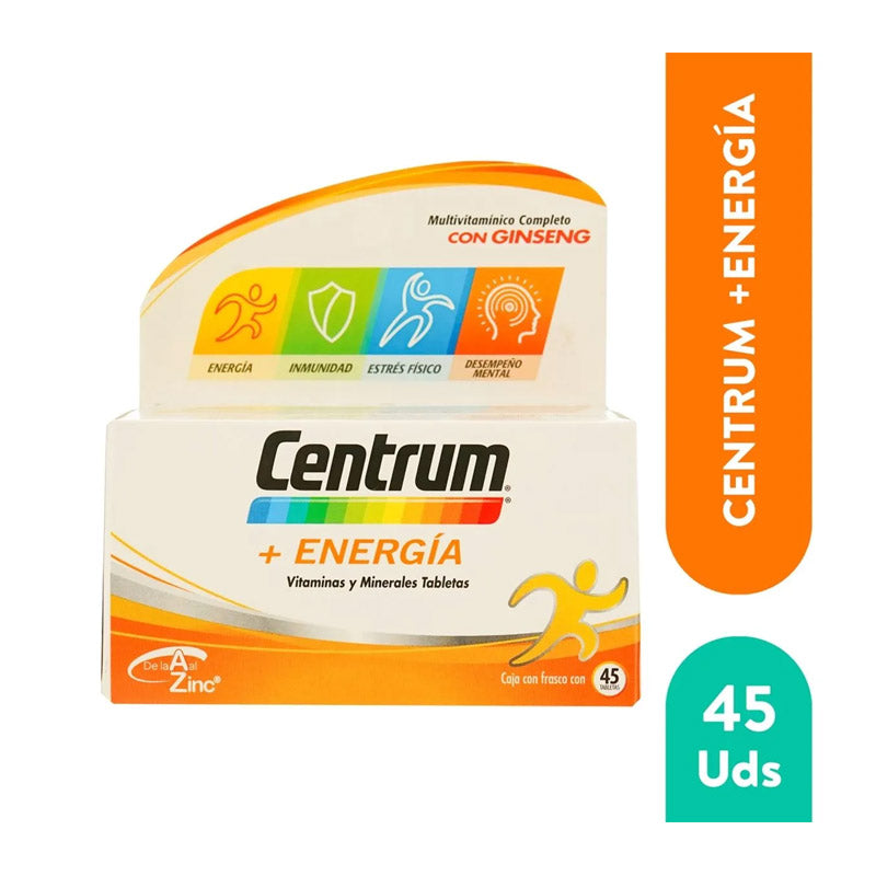 Centrum - + ENERGIA - Multivitaminico con GINGSENG