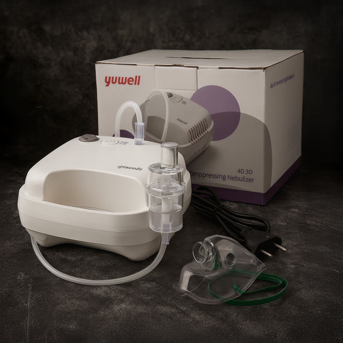Nebulizador e inhalador con compresor de aire