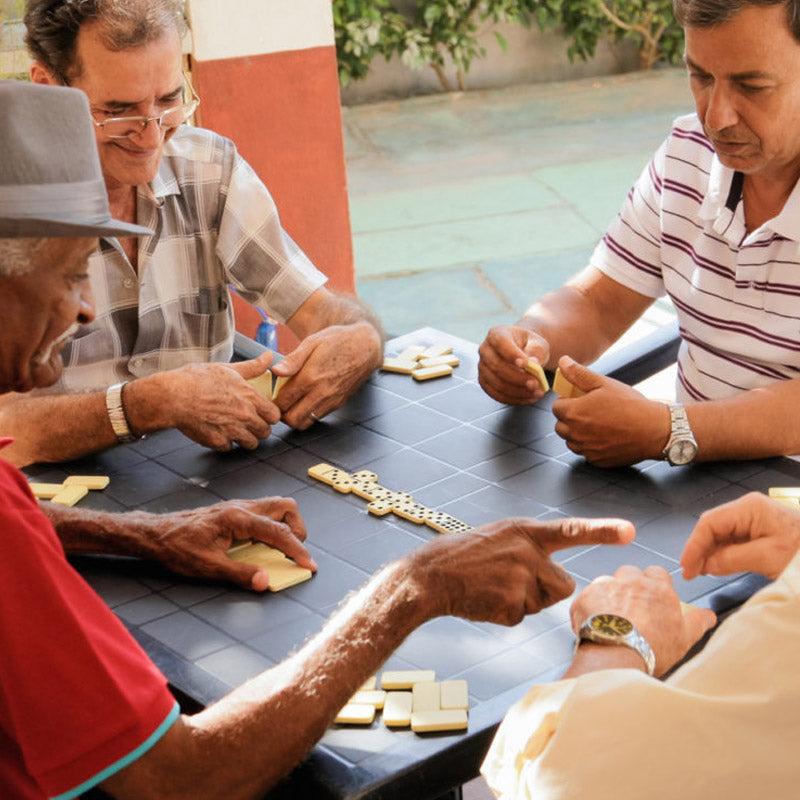 Domino Clásico blanco Marfil