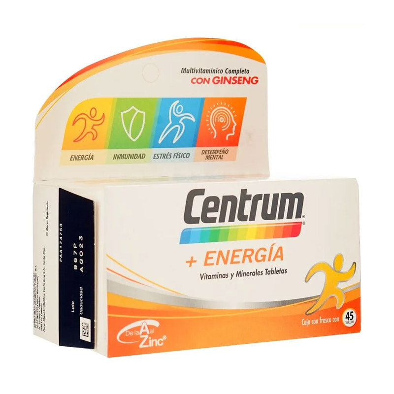 Centrum - + ENERGIA - Multivitaminico con GINGSENG