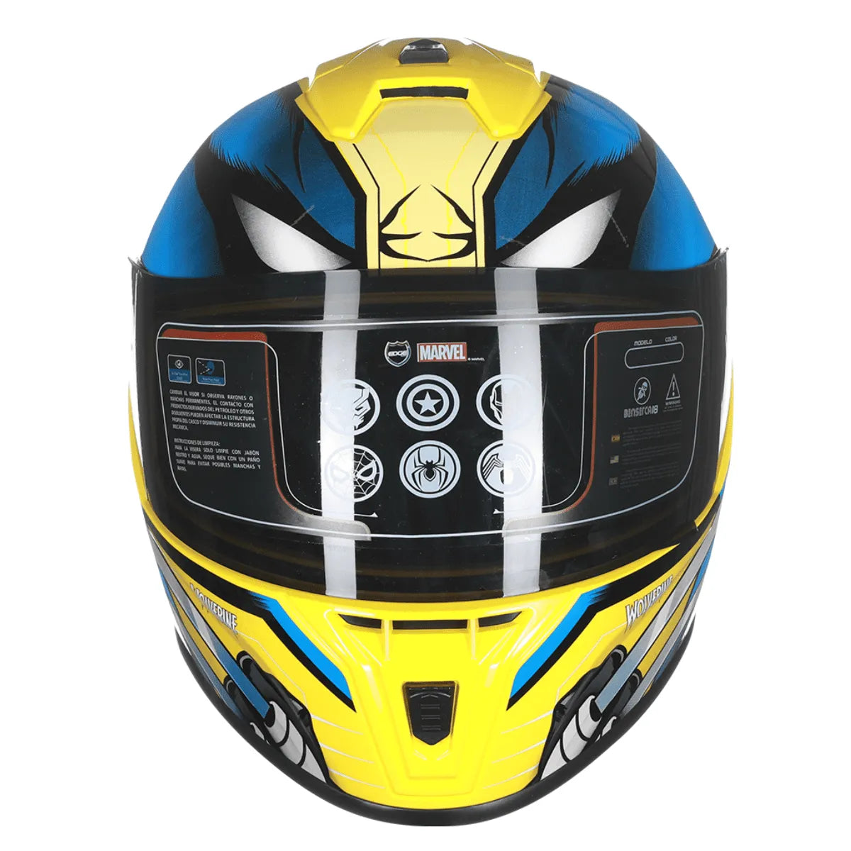 Casco · Marvel Edition · Wolverine· Certificado DOT