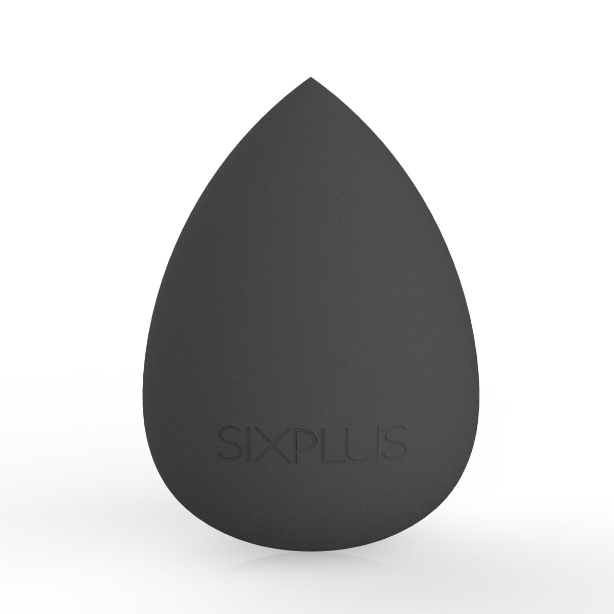 SIXPLUS Multifunctional Makeup Sponge Puff, Teardrop Shape, Diagonally Cut Flat Surface, Soft, Dry and Wet Use, Makeup Tool, Makeup Puff (Rose Red)