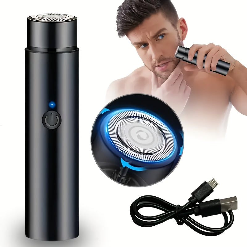 Afeitadora eléctrica mini de precisión con diseño ultracompacto.