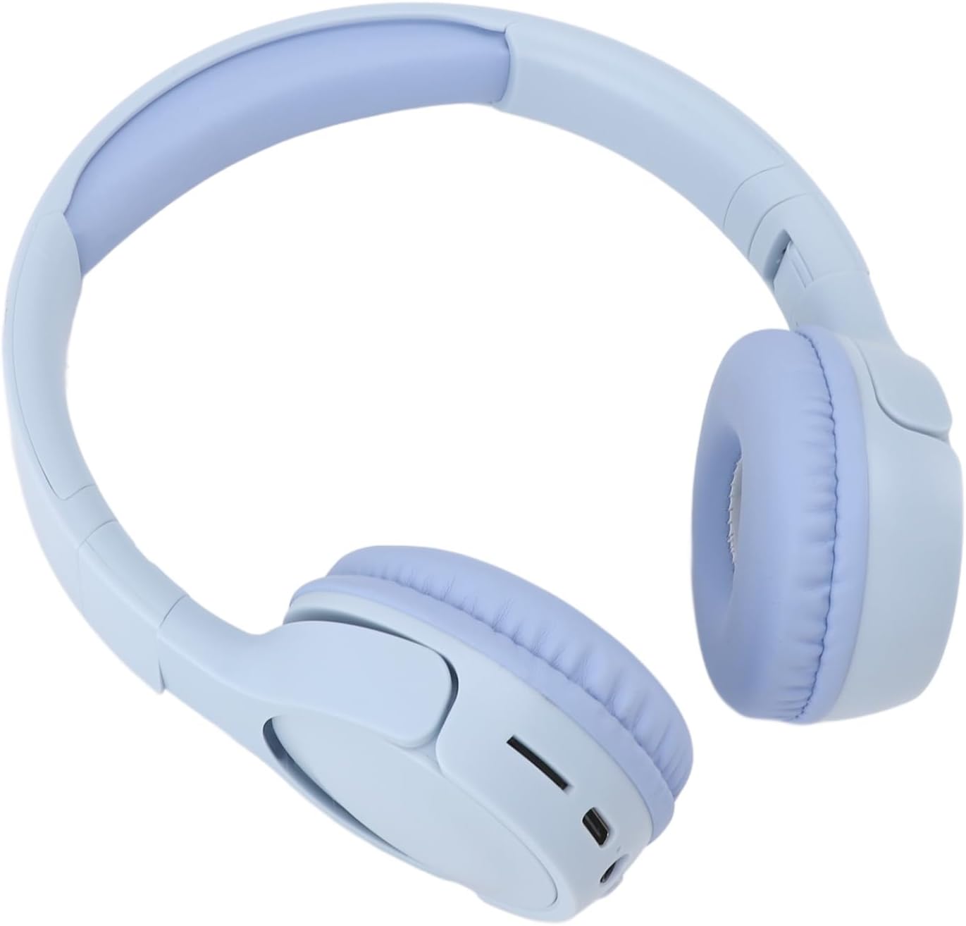 Jectse Bluetooth Over Ear Headphones, C-2251 Foldable Noise Canceling Headset with Microphone, HiFi Stereo 3.5mm On Ear Headphones Comfortable Fit for Home Office Phone (Blue)