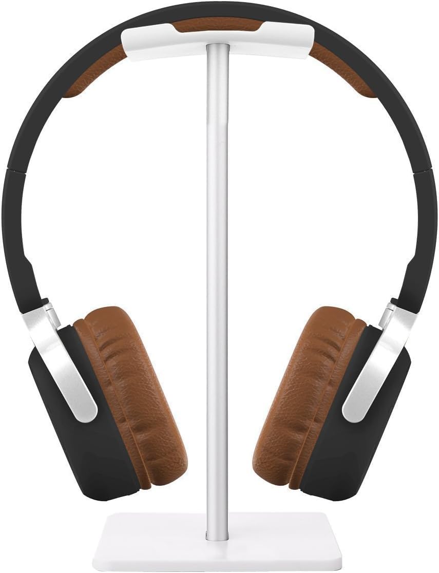 Headphone Stand Aluminum Holder for Microsoft Xbox One Chat, Turtle Beach Recon 50X/50P/Beach XO One Stereo, KingTop Each G2000, Sony PlayStation Stereo Headset & More Black