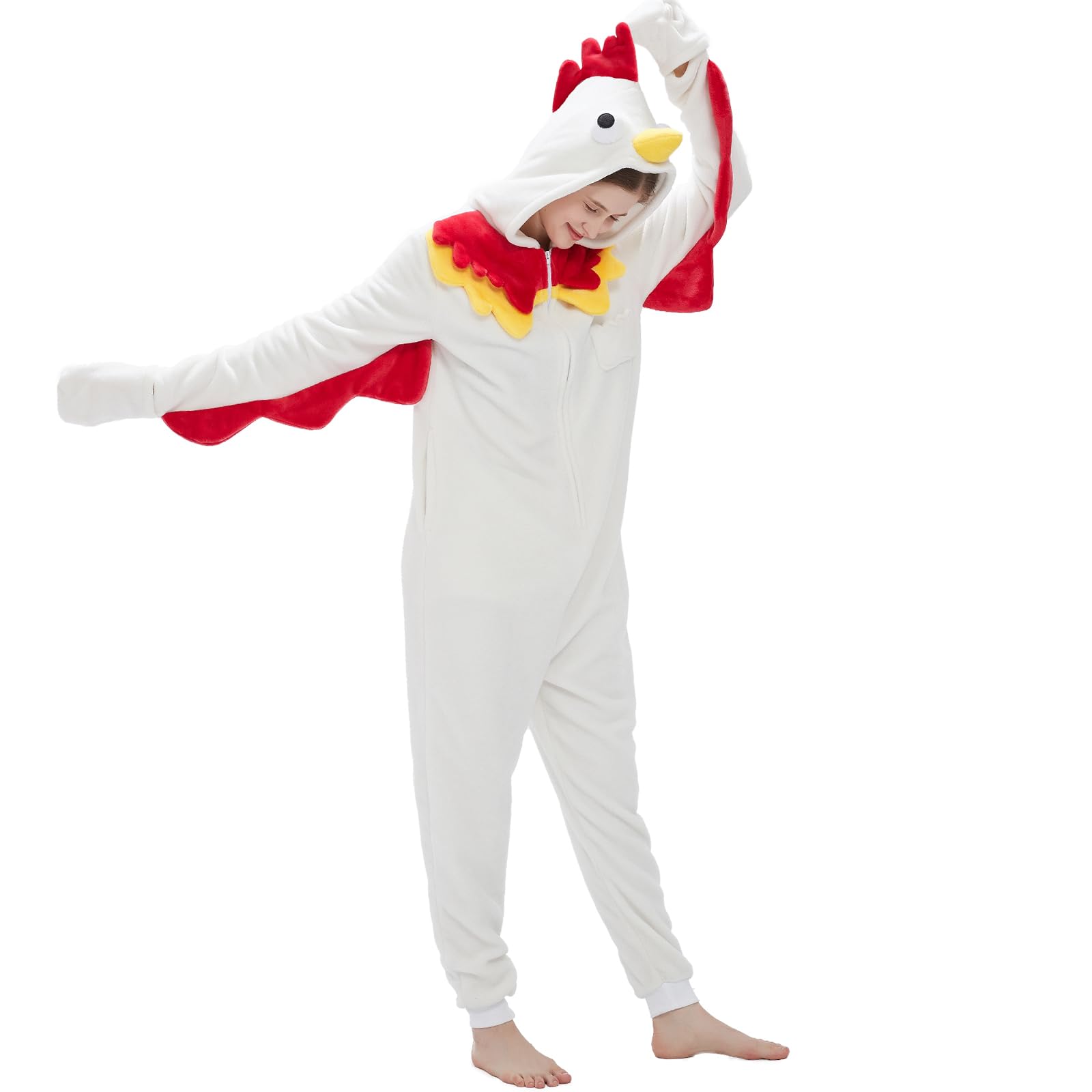 SWEETXIN Adult Unisex Onesie Pajamas Halloween Christmas Cosplay Costume Suit for Women and Men