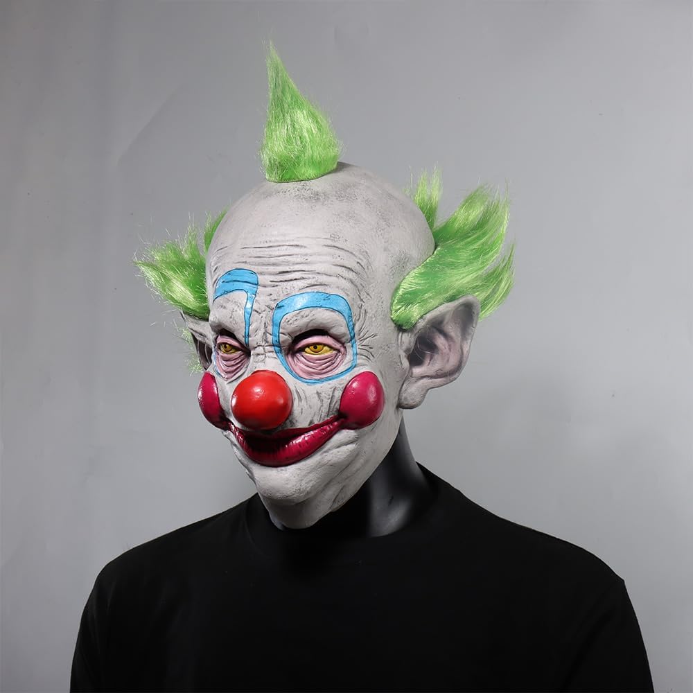 Halloween Scary Evil Full Head Skull Mask Clown Mask Horror Face Zombie Costume