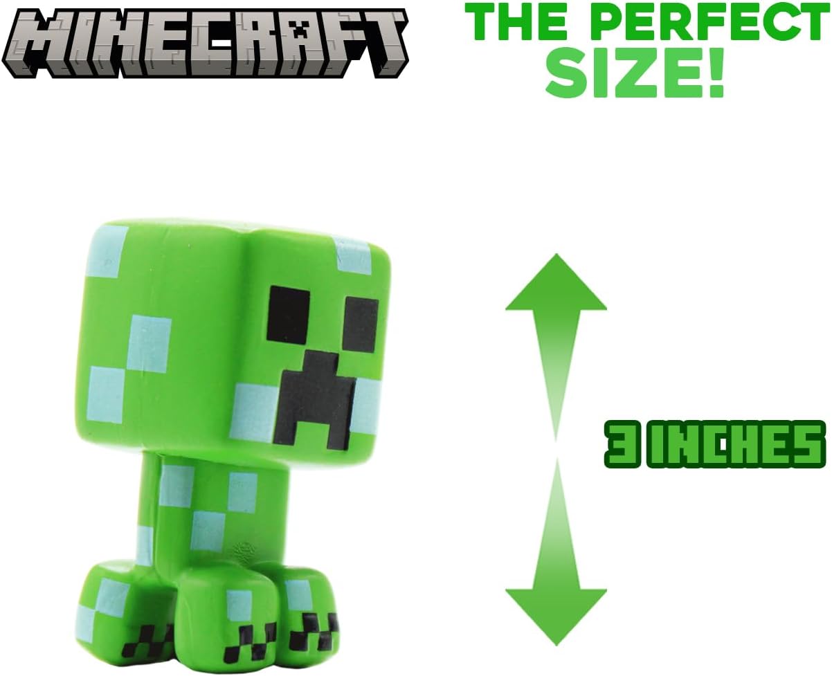 Minecraft Mine Kit – Dig Your Own Mystery Block with Mini‑Figure, Iron Pickaxe, Water‑Soak Mining Activity, Collectible Gold‑Plated Creeper (1‑in‑48), Gift for Kids 3+