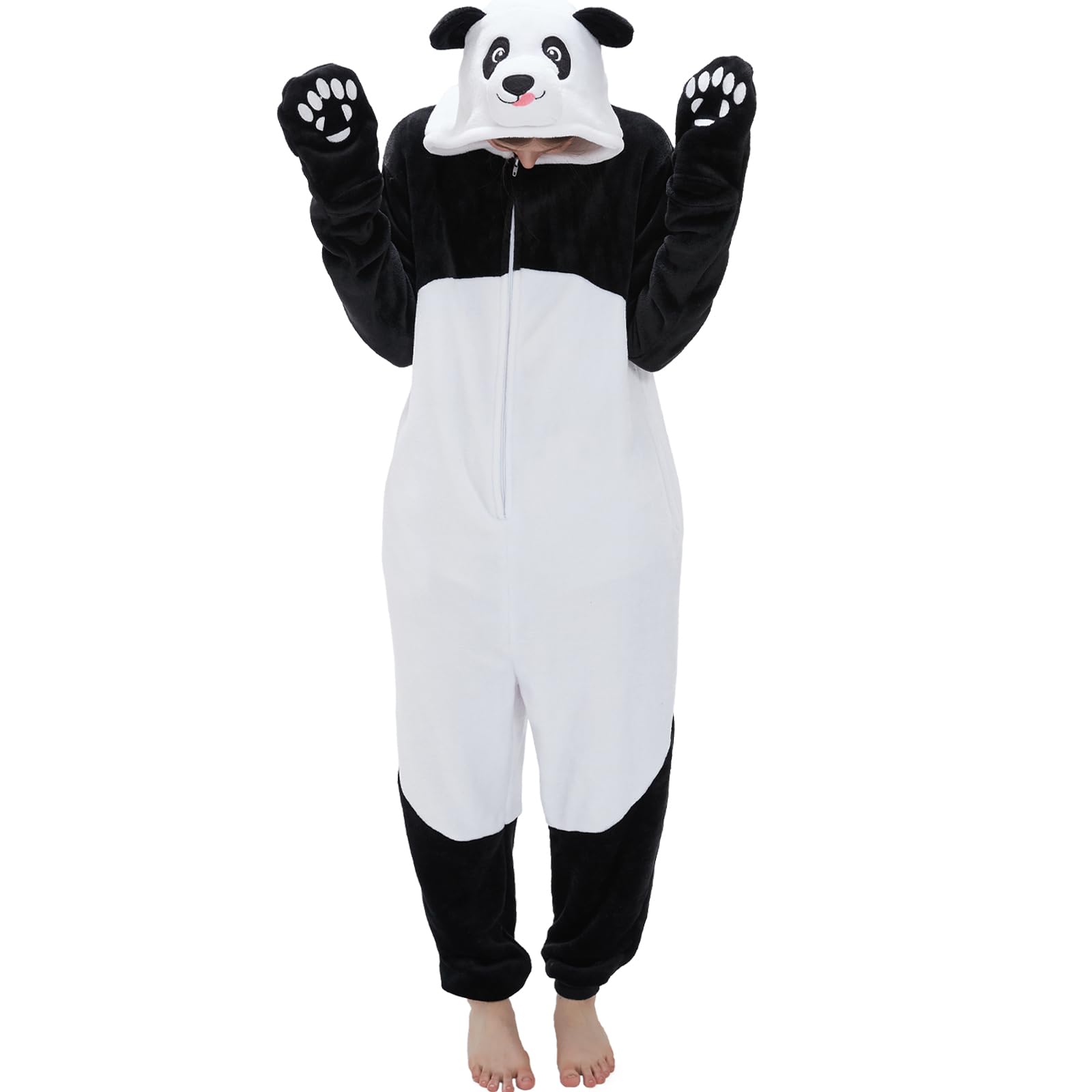 SWEETXIN Adult Unisex Onesie Pajamas Halloween Christmas Cosplay Costume Suit for Women and Men