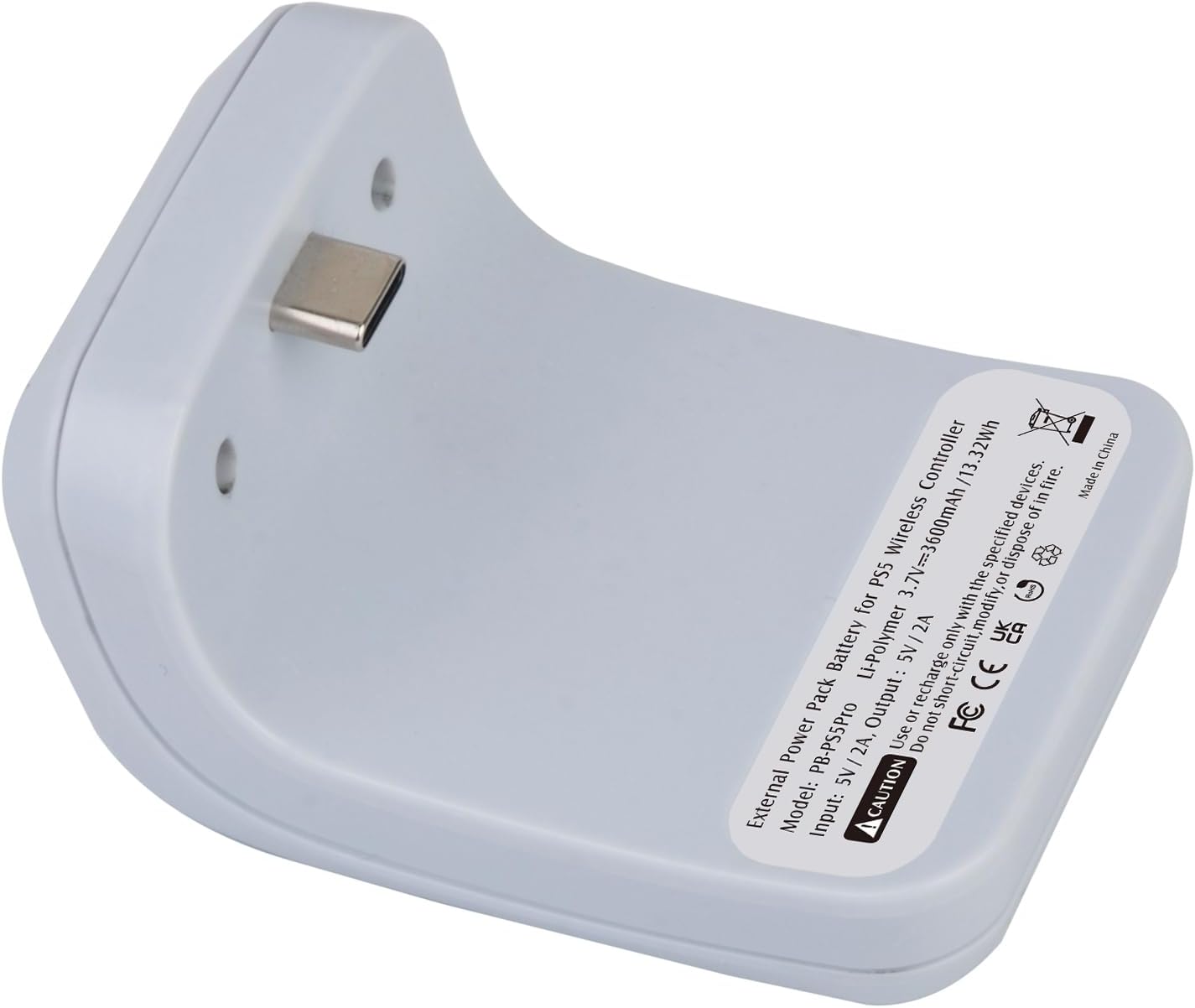 3600mAh PS5 Controller Battery Pack, Fast Charging PS5 External Battery Compatible with Sony PlayStation 5 LIP1708 PS5 DualSense CFI-ZCT1W Wireless Controller