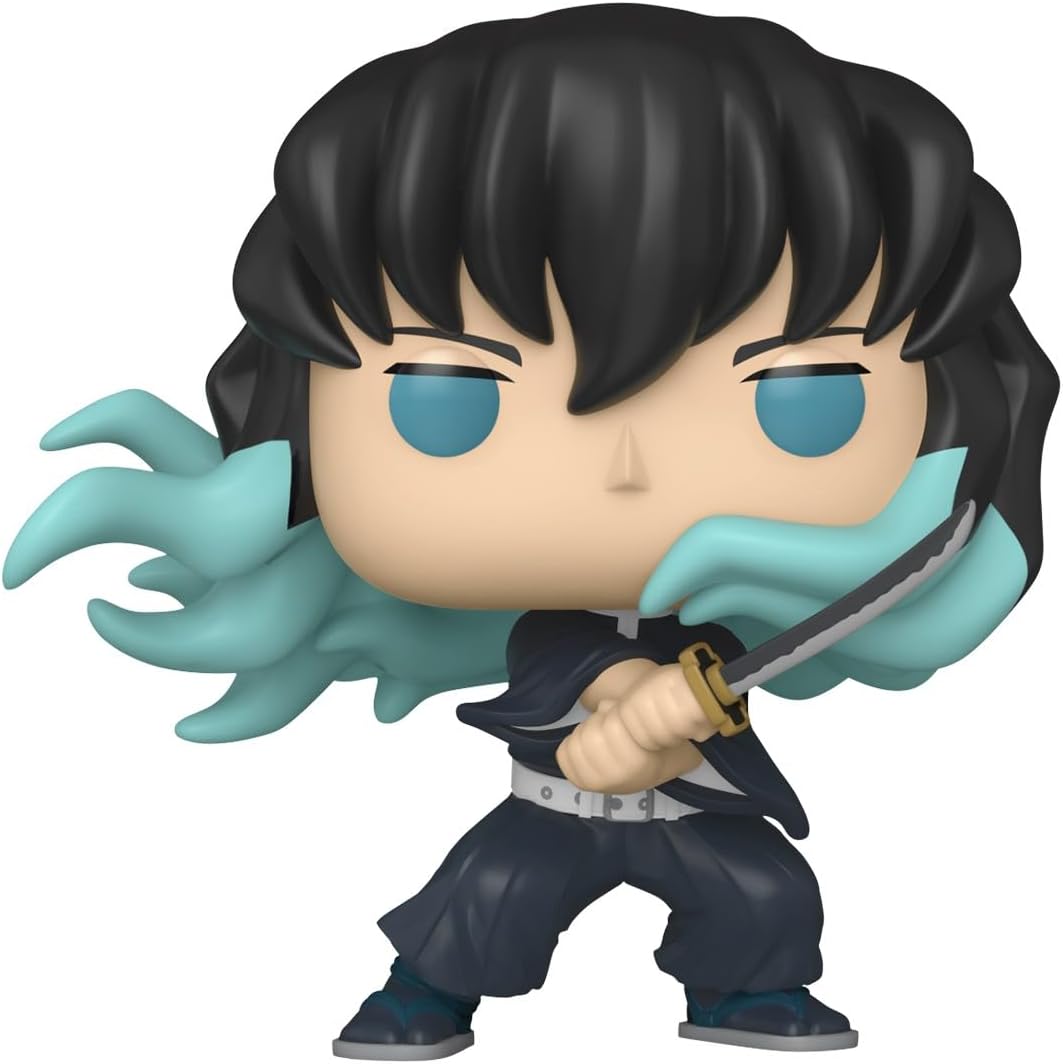 Funko Pop Animation: Demon Slayer - Muichiro - (Attack) - 1/6 Odds for Rare Chase Variant - Collectable Vinyl Figure - Gift Idea - Official Merchandise - Toys for Kids & Adults - Anime Fans