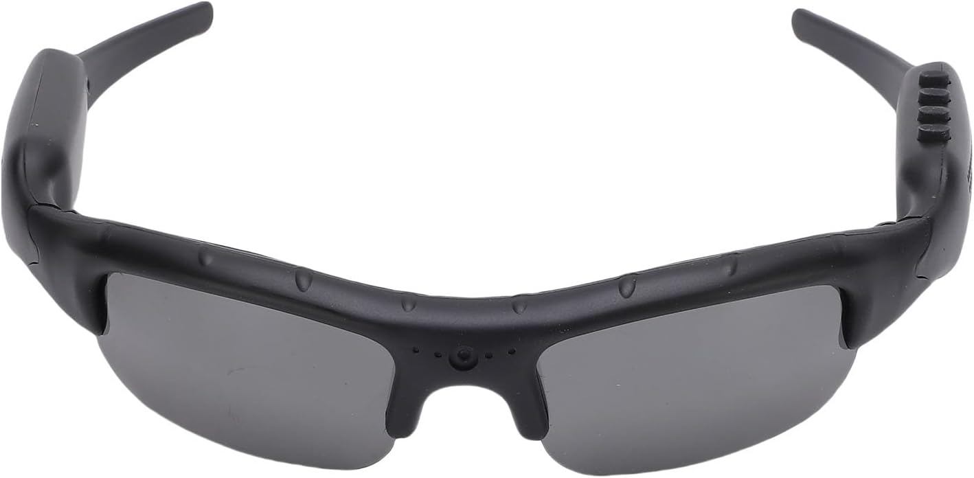 ASHATA Camera Glasses, Smart Video Glasses WiFi 1080P HD Recording 12MP Photos Polarized Sunglasses with 128GB Memory Card, for Outdoor Sports Travel Vlog