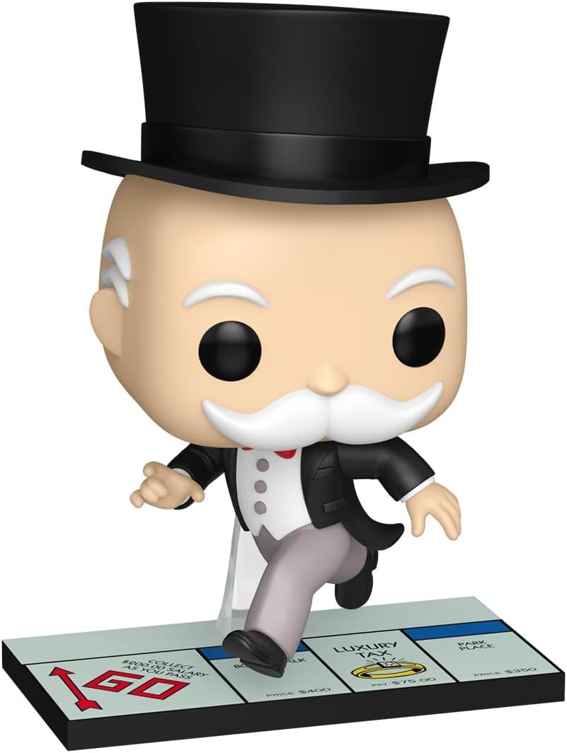 Funko Pop! Vinyl: Monopoly - Mr. Monopoly - Pass Go - Hasbro, Inc - Collectable Vinyl Figure - Gift Idea - Official Merchandise - Toys for Kids & Adults - Ad Icons Fans