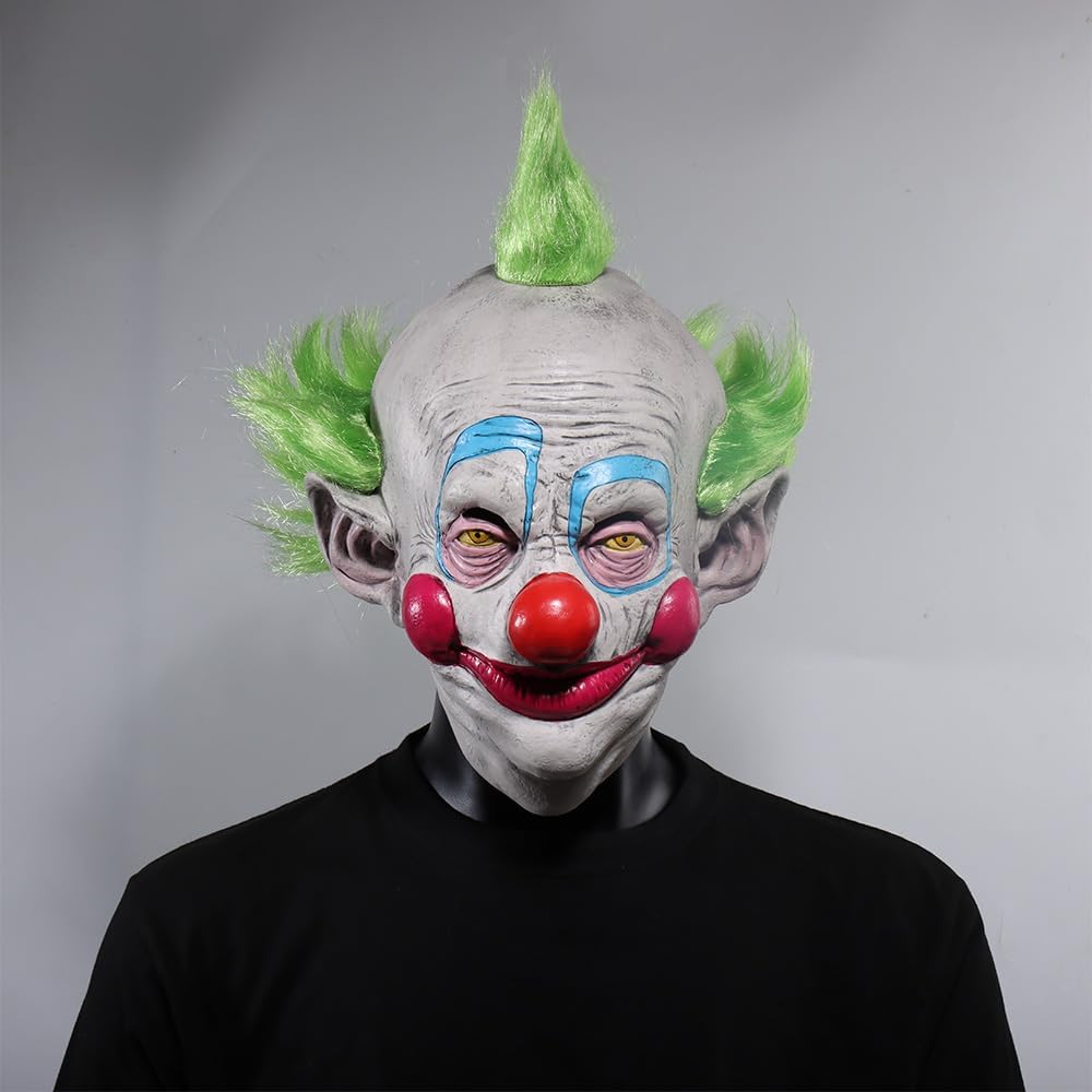 Halloween Scary Evil Full Head Skull Mask Clown Mask Horror Face Zombie Costume