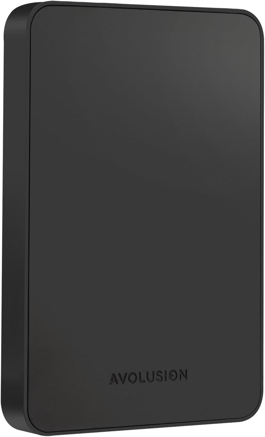 Avolusion Z2-S 1TB USB 3.0 Ultra Slim External Hard Drive/Pocket Drive (for Windows, MacOS, Xbox, PlayStation) (Renewed)