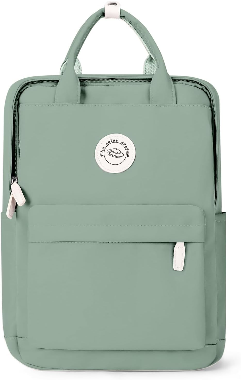 BJLFS Light Green School Backpack for Women Teen Girls, Bookbag College Student Backpack for School Men Boys, Mochilas Escolares Casual Daypack Lightweight Book Bag