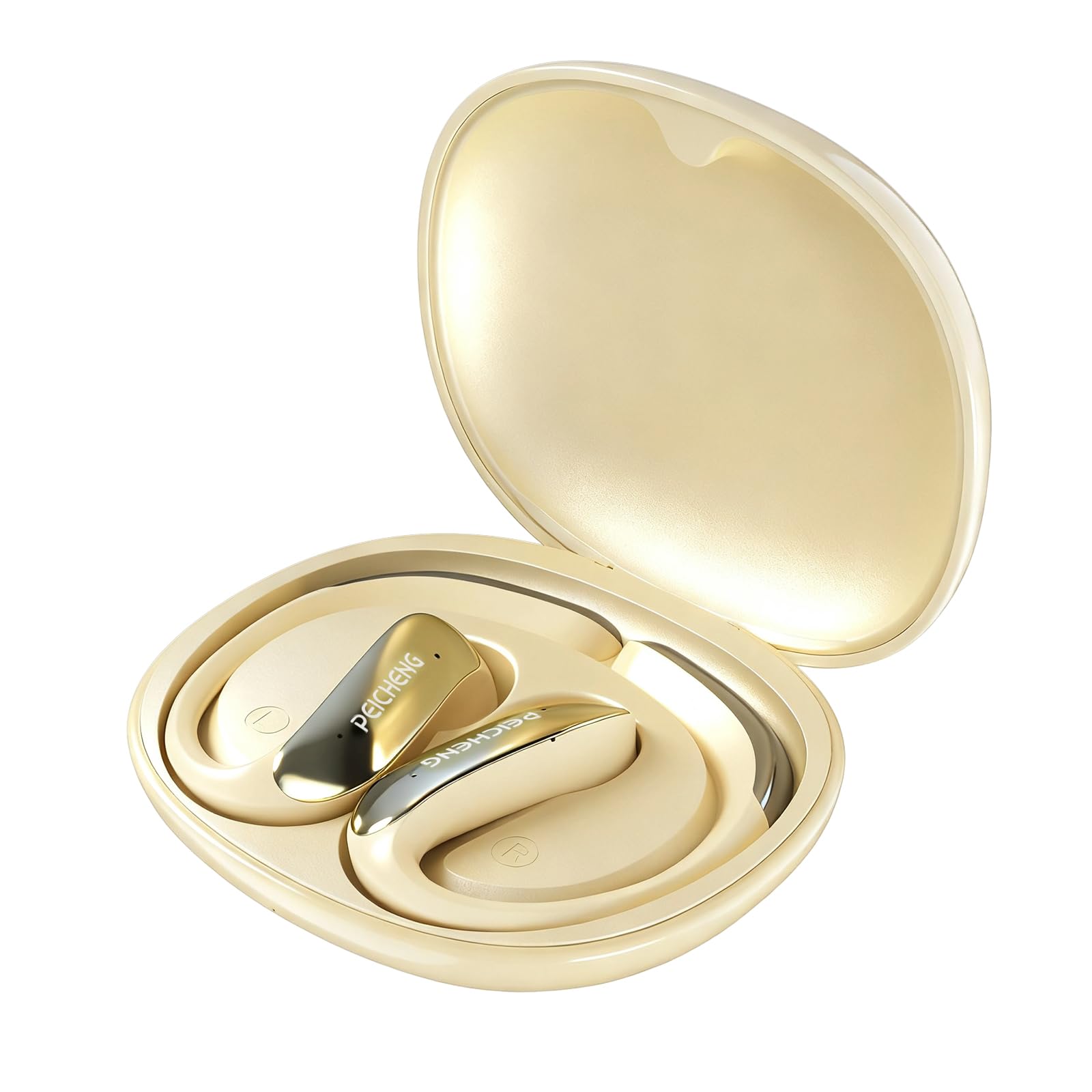 Wireless Bluetooth Earphones Earbuds Headphone Ear Bud for Sports Travel Business Learning (Black)