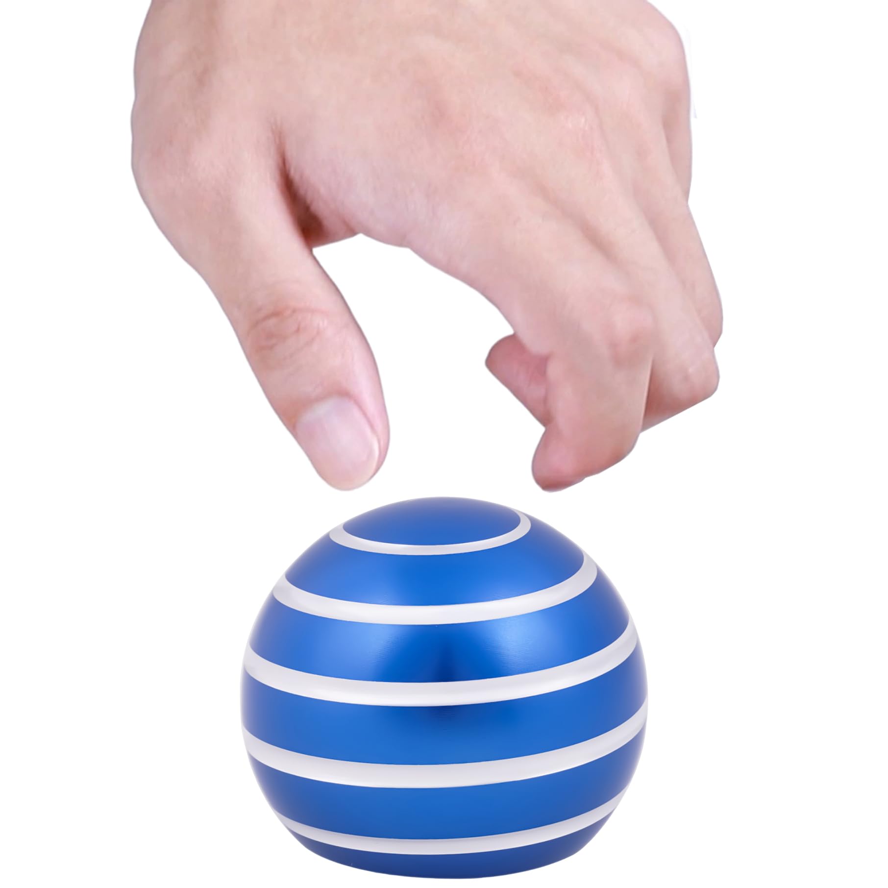 Desk Toys for Fidget Kinetic Cool-Gadgets: 180 Seconds Spinning Toy, Cool-Stuff Thing for Adult Teen Children Kid, Optical-Illusion Stress-Relief Gifts Ball for Man Women Home Office School Christmas