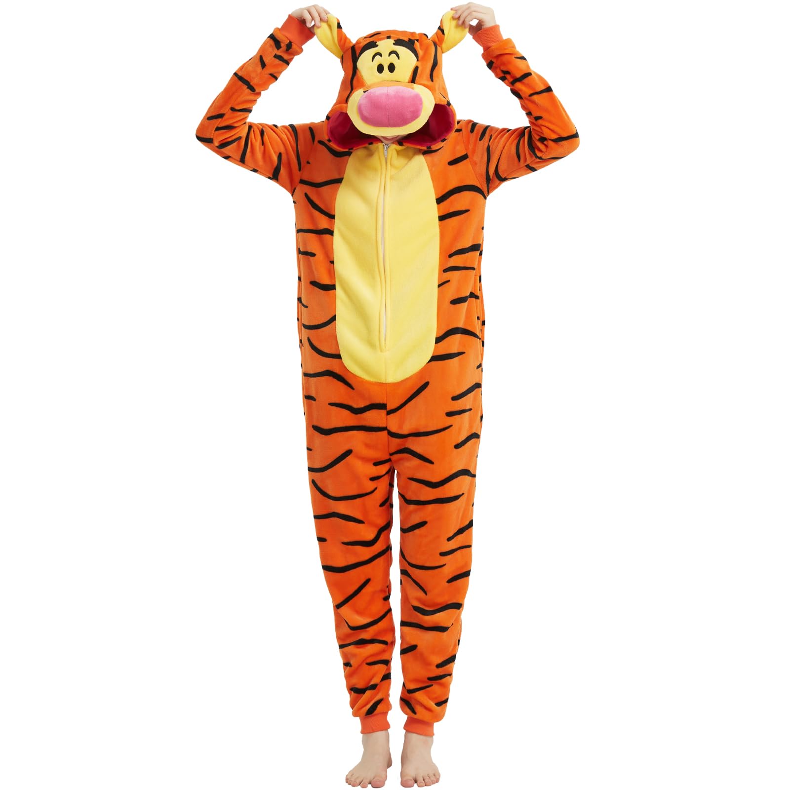 SWEETXIN Adult Unisex Onesie Pajamas Halloween Christmas Cosplay Costume Suit for Women and Men