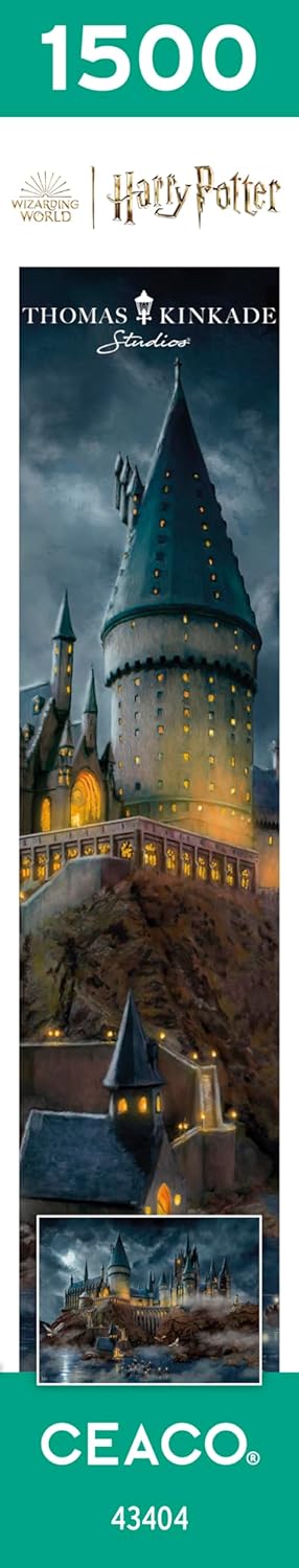 Ceaco - Thomas Kinkade - Harry Potter - Hogwart's Castle - 1500 Piece Jigsaw Puzzle
