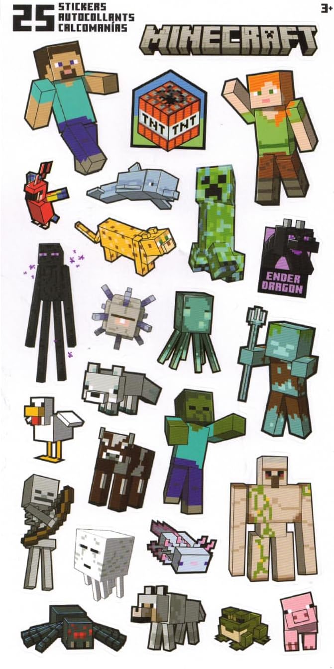 Minecraft Mini Backpack for Boys - Bundle with 11" Backpack for School Plus Stickers, Water Bottle, More | Small Backpack for Kids