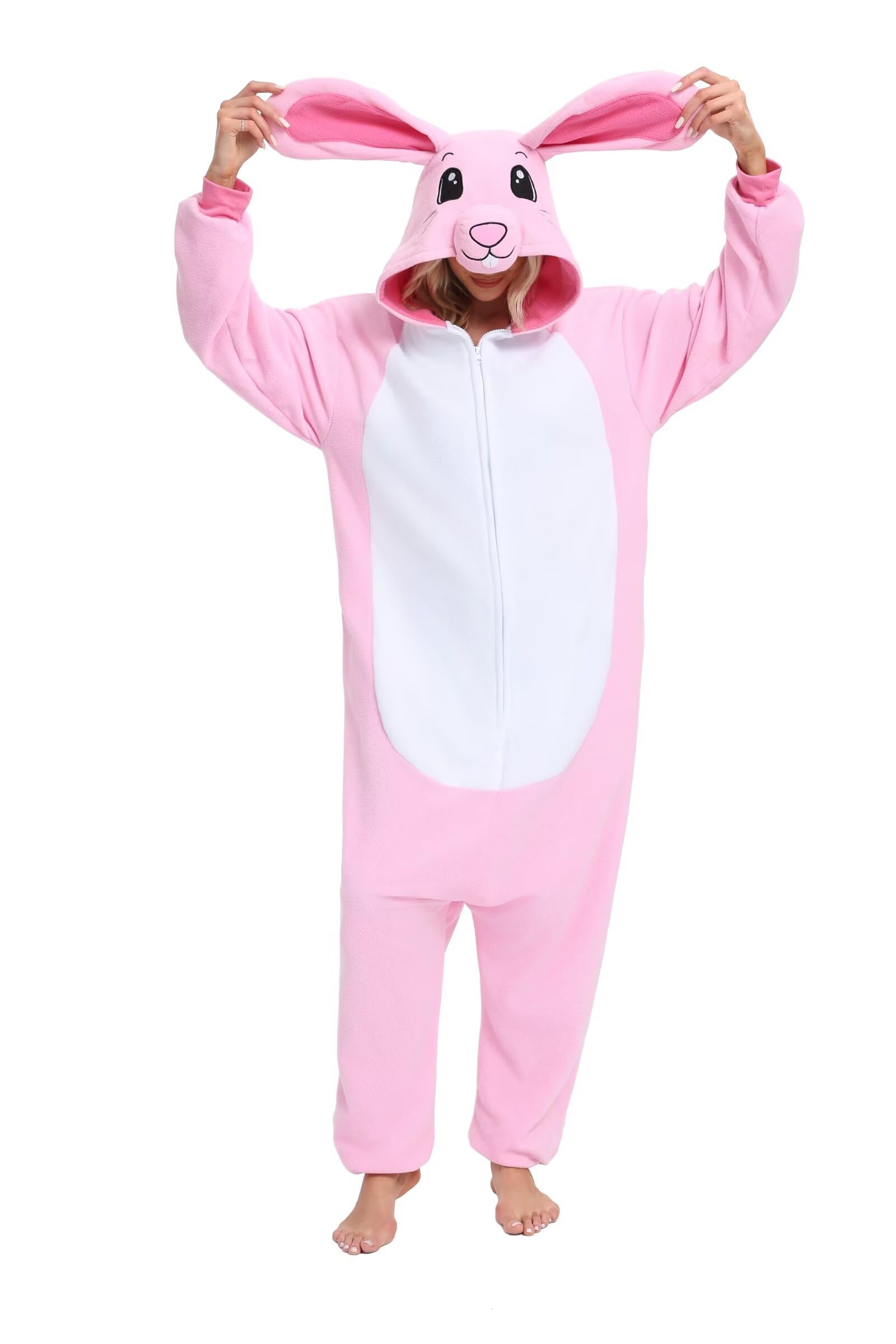 Halloween Animal Onesie Pajamas for Adults Costume Cosplay Homewear One Piece
