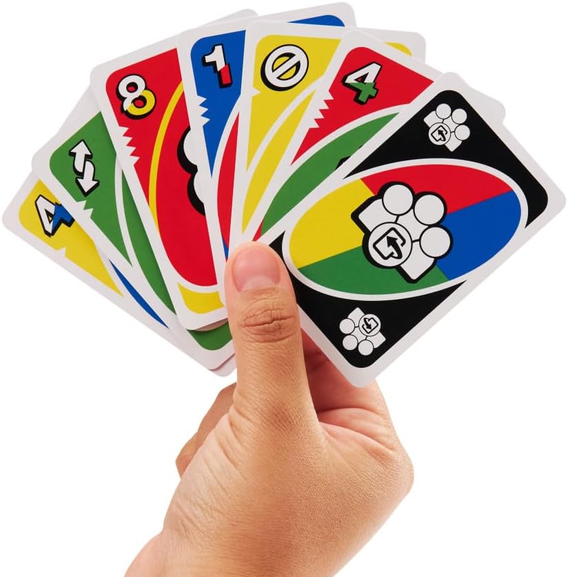UNO Flex Card Game, Fun Games for Adult And Party Game Night, 2 To 6 Players​