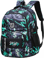 MATMO Kids Camo Backpacks Graffiti Camouflage Backpack Boys and Girls School Backpack