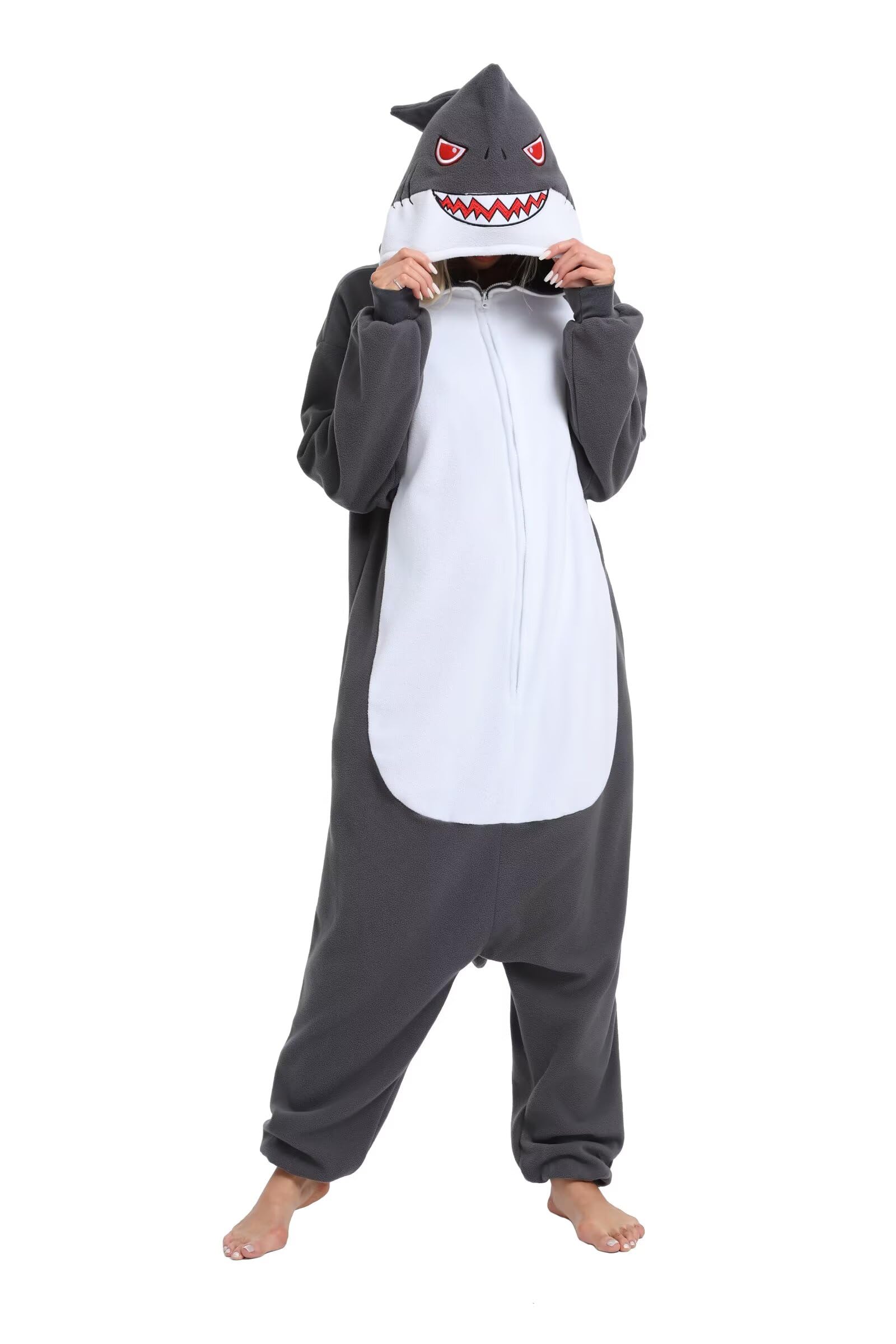 Halloween Animal Onesie Pajamas for Adults Costume Cosplay Homewear One Piece
