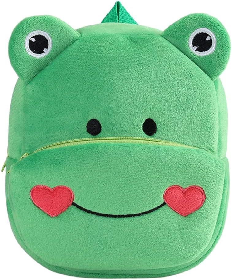 Cute Toddler Backpack,Kids Mini Travel Bag Plush Animal Cartoon Toddler Bag Daypack Backpack for Boys Girls 2-4 Years