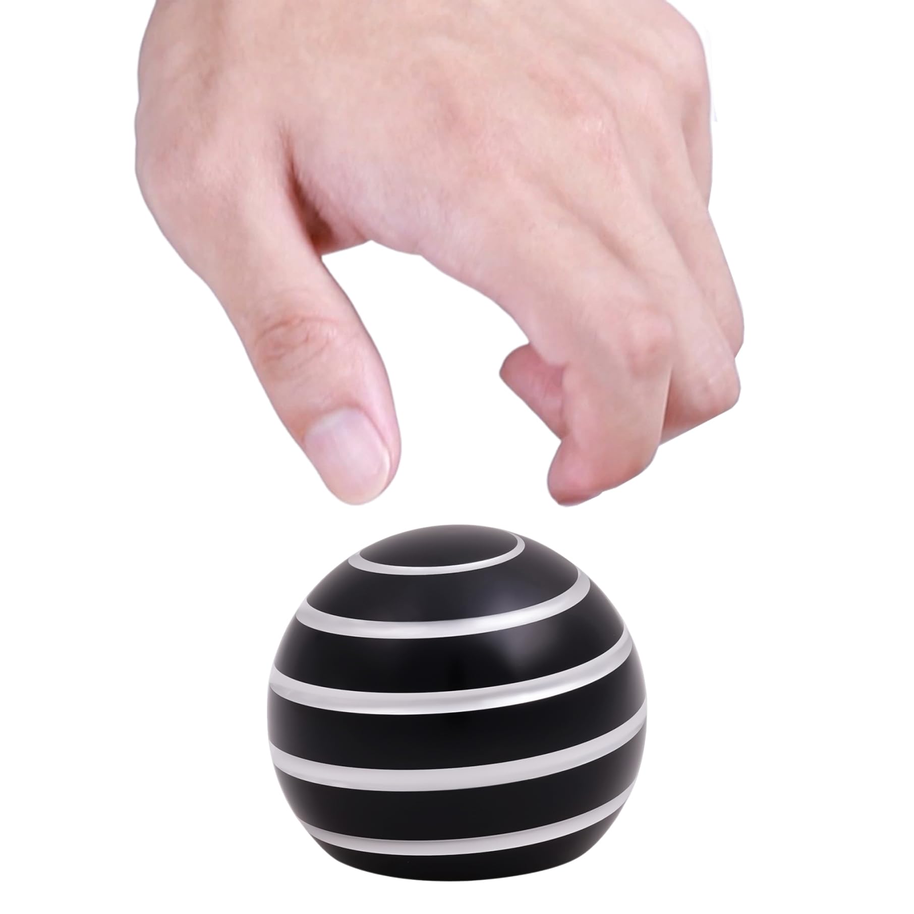 Desk Toys for Fidget Kinetic Cool-Gadgets: 180 Seconds Spinning Toy, Cool-Stuff Thing for Adult Teen Children Kid, Optical-Illusion Stress-Relief Gifts Ball for Man Women Home Office School Christmas