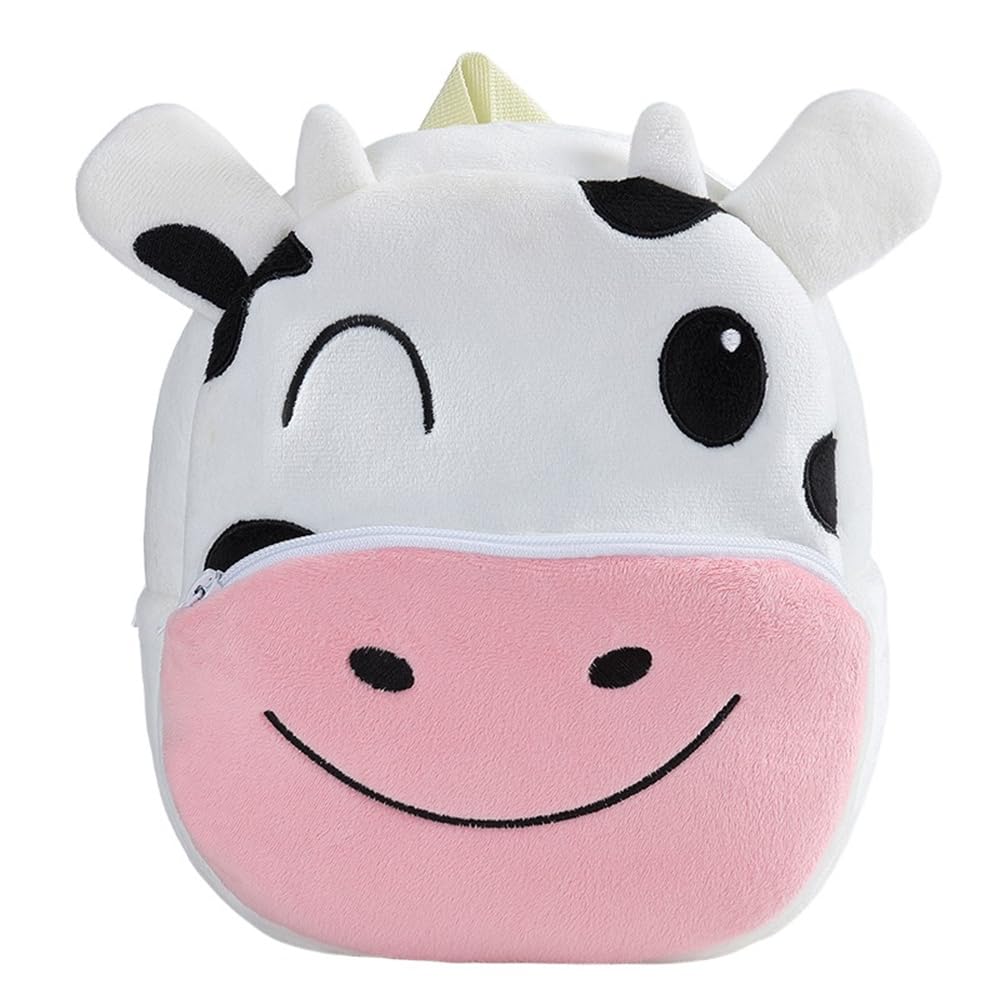 Cute Toddler Backpack,Kids Mini Travel Bag Plush Animal Cartoon Toddler Bag Daypack Backpack for Boys Girls 2-4 Years