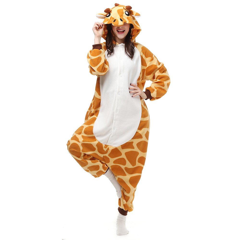 Halloween Animal Onesie Pajamas for Adults Costume Cosplay Homewear One Piece