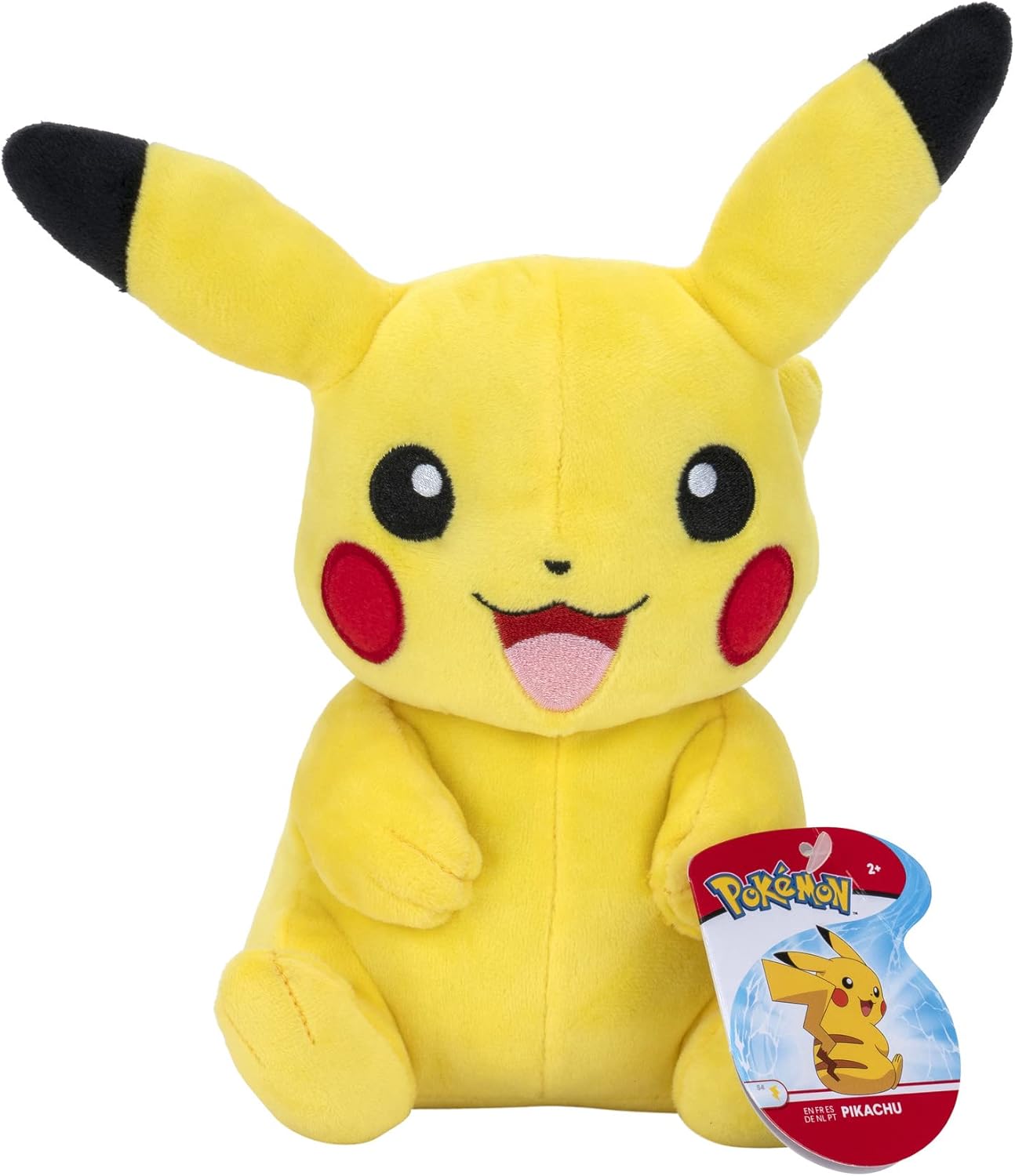 Pokémon Pikachu Plush - 8-Inch Soft Plush with Authentic Details