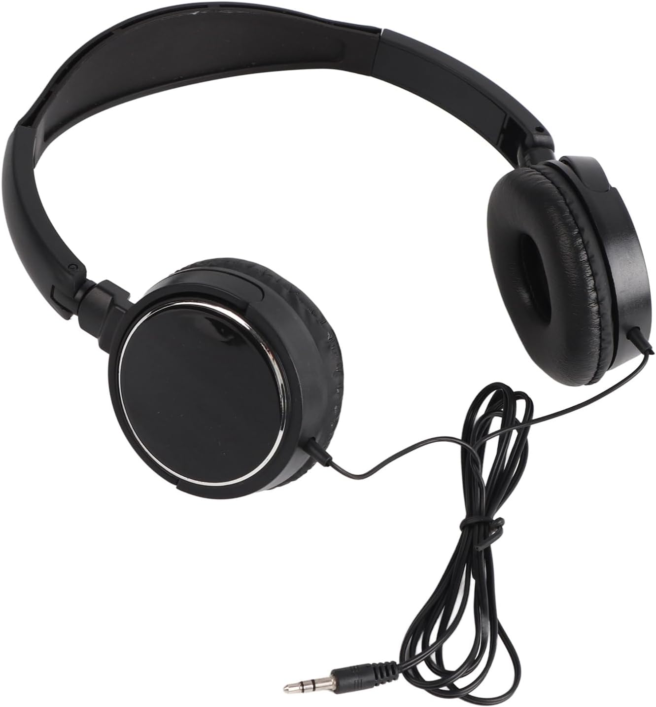 93dB Portable Wired Headset, Support FM Automatic Search, Foldable Noise Cancelling Headphone, for Sports for Travel