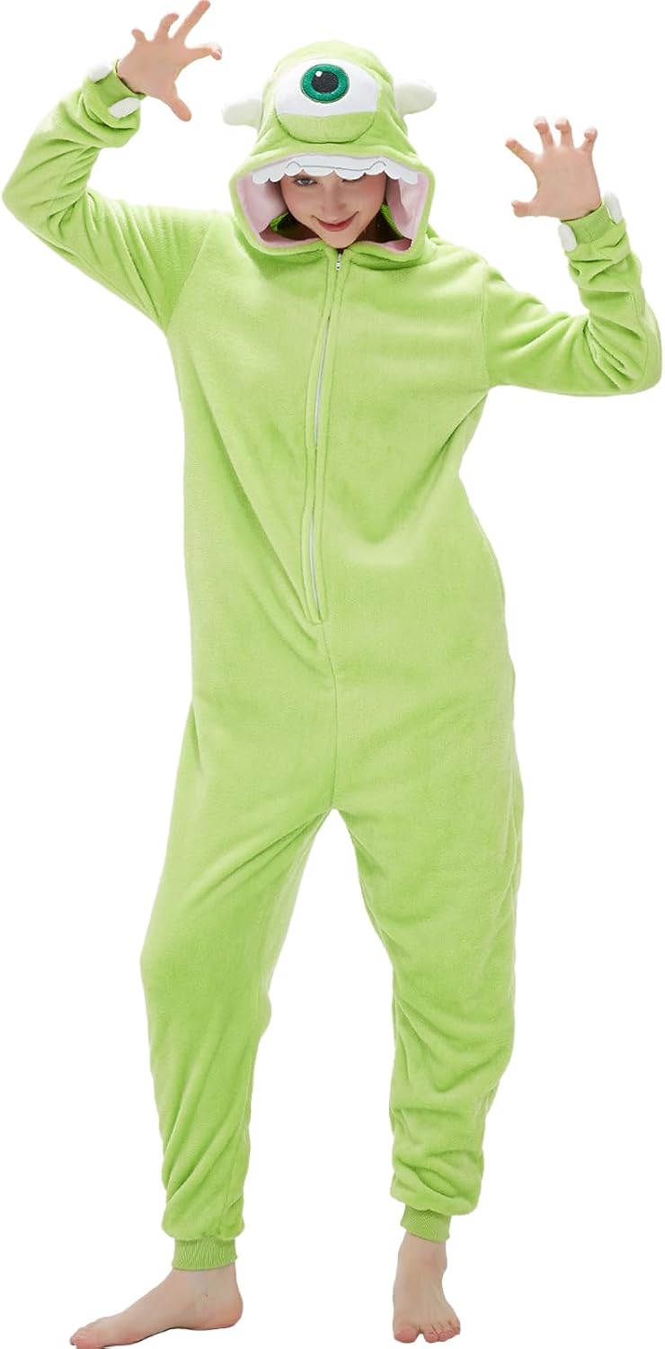 SWEETXIN Adult Unisex Onesie Pajamas Halloween Christmas Cosplay Costume Suit for Women and Men