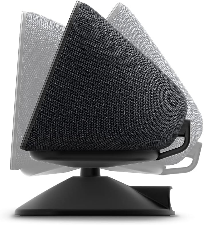 Echo Show 5 (3rd Gen) Adjustable Stand with USB-C Charging Port | Charcoal