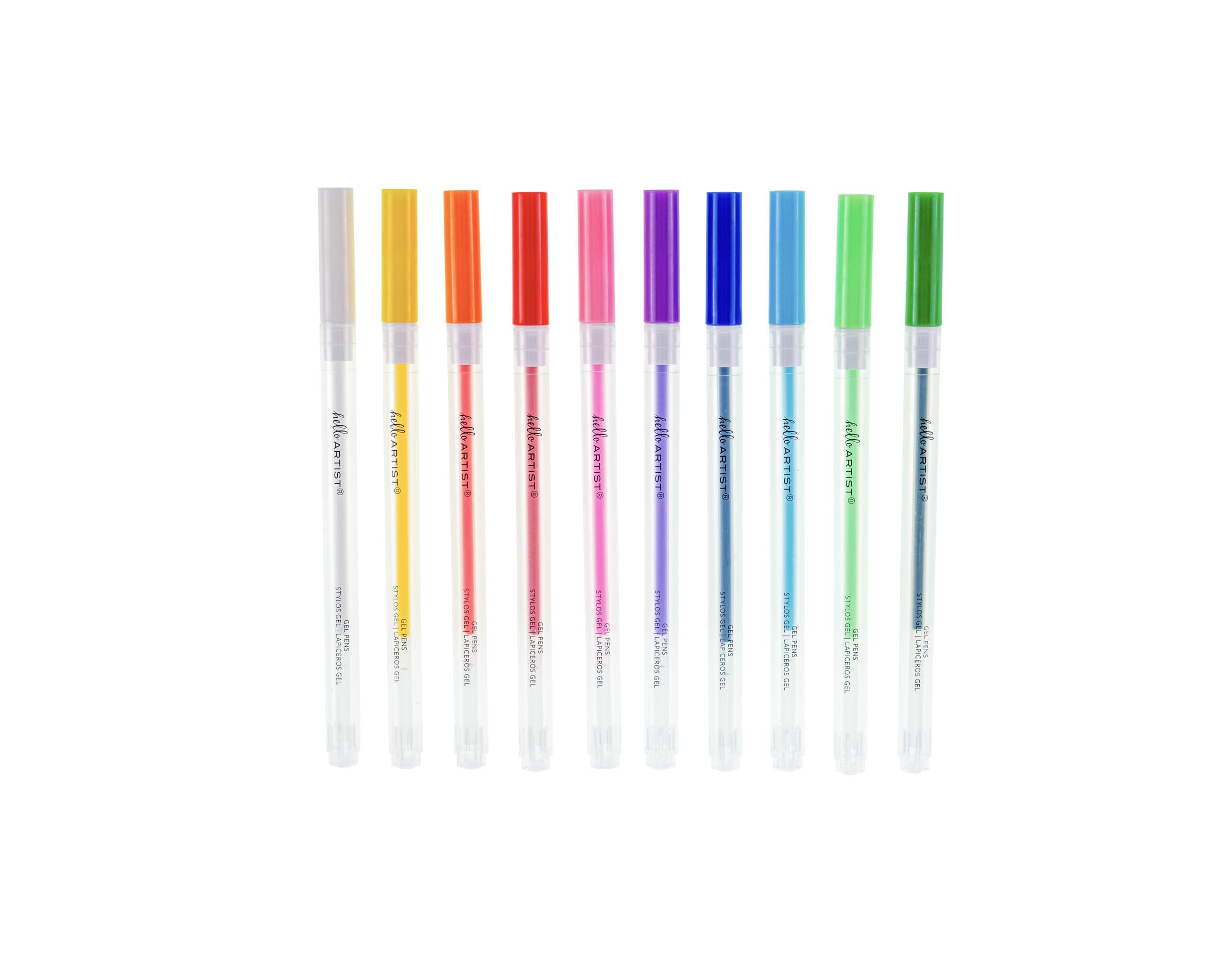 Fineliner Pens, Set of 10, Vibrant Colors, Vibrant, For Artists, Journaling, Coloring, Home or Classroom Use, Non-Toxic