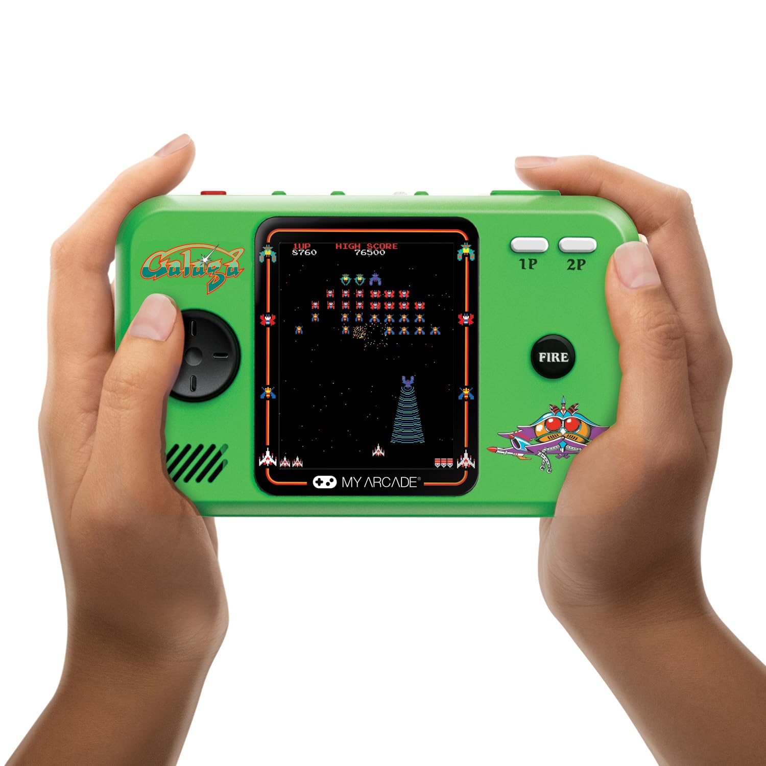 My Arcade Atari Pocket Player Pro: Handheld Portable Video Game Console with 100 Games, 2.75" Color Display, Ergonomic Design