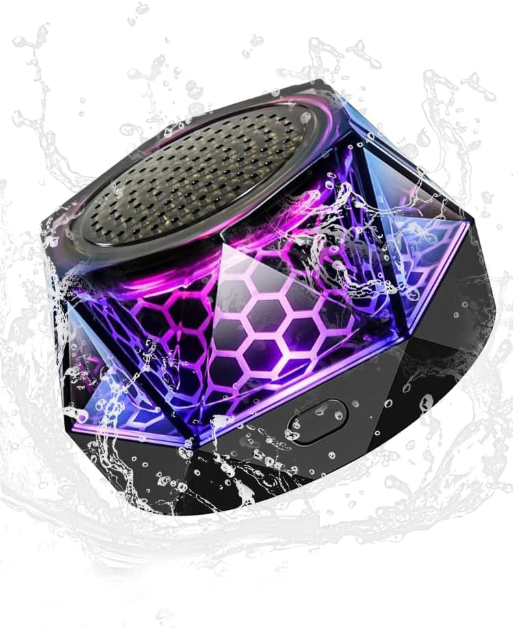 Bluetooth Speaker,portable bluetooth speakers with Lights,Enhanced Bass, IPX7 Waterproof,Bluetooth 5.3, 24H Playtime,Outdoor Speaker,speakers bluetooth wireless for Party,Travel,Biking,Gift Ideas