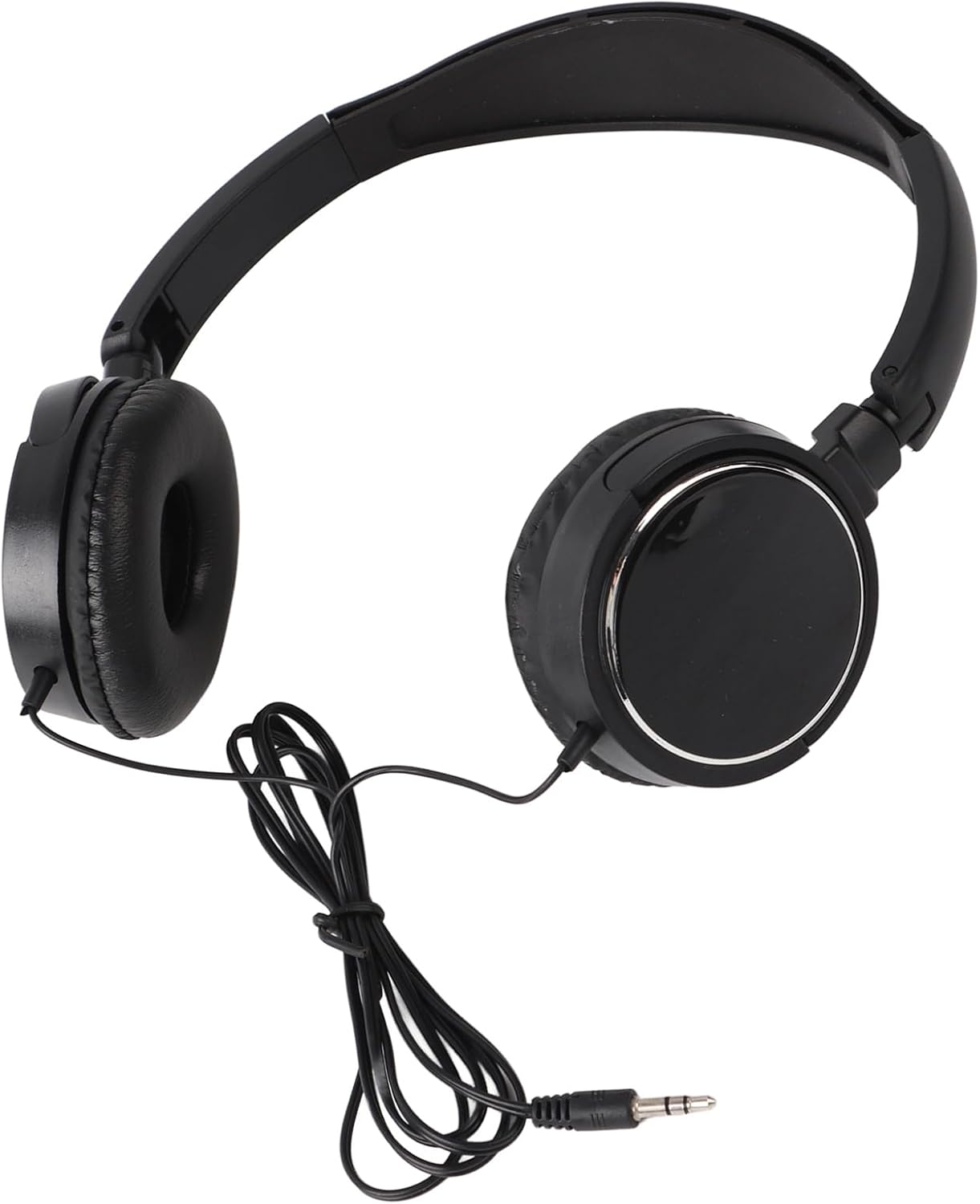 93dB Portable Wired Headset, Support FM Automatic Search, Foldable Noise Cancelling Headphone, for Sports for Travel