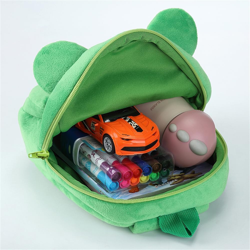 Cute Toddler Backpack,Kids Mini Travel Bag Plush Animal Cartoon Toddler Bag Daypack Backpack for Boys Girls 2-4 Years