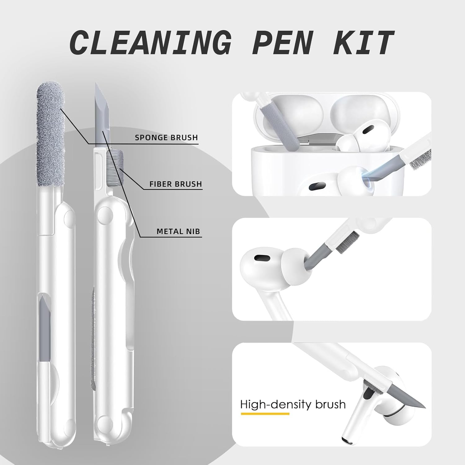 MysticHome for AirPods Pro 3 case, Compatible with AirPods Pro 3rd Generation Case, Soft Silicone Case with Keychain, Wireless Charging Support, Includes 1 Cleaning Pen (Burgundy)