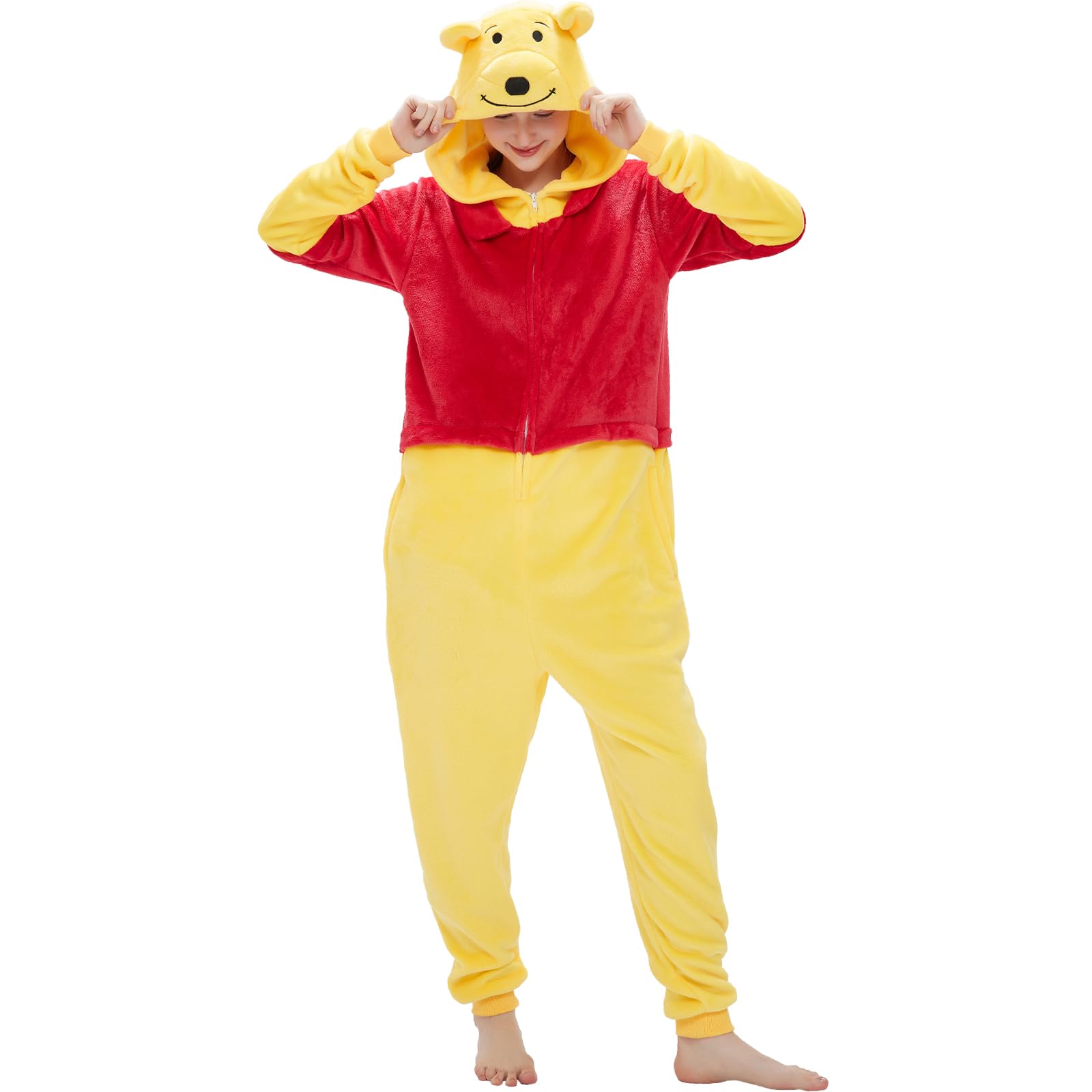 SWEETXIN Adult Unisex Onesie Pajamas Halloween Christmas Cosplay Costume Suit for Women and Men