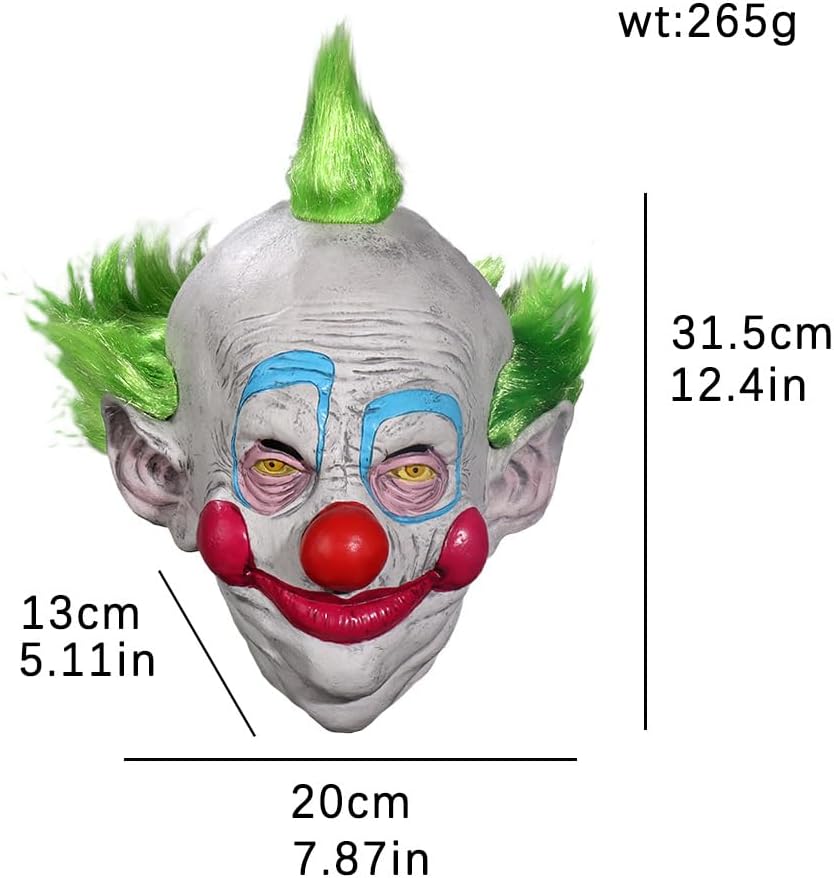 Halloween Scary Evil Full Head Skull Mask Clown Mask Horror Face Zombie Costume