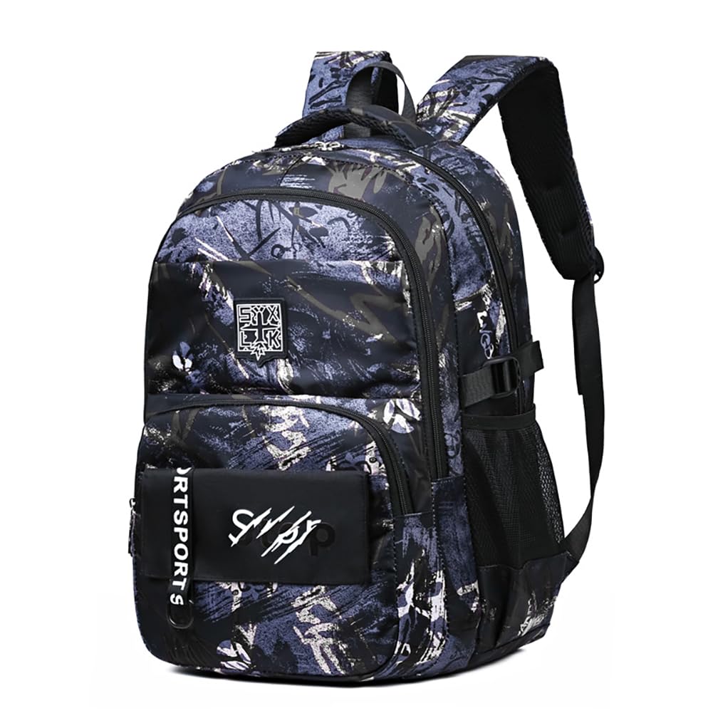 MATMO Kids Camo Backpacks Graffiti Camouflage Backpack Boys and Girls School Backpack