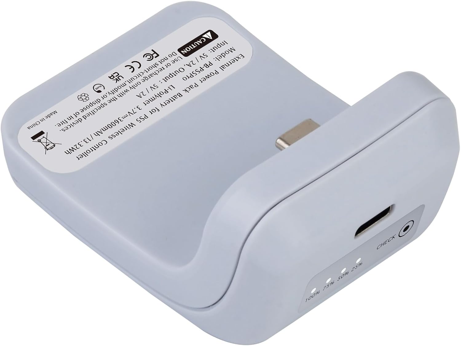 3600mAh PS5 Controller Battery Pack, Fast Charging PS5 External Battery Compatible with Sony PlayStation 5 LIP1708 PS5 DualSense CFI-ZCT1W Wireless Controller