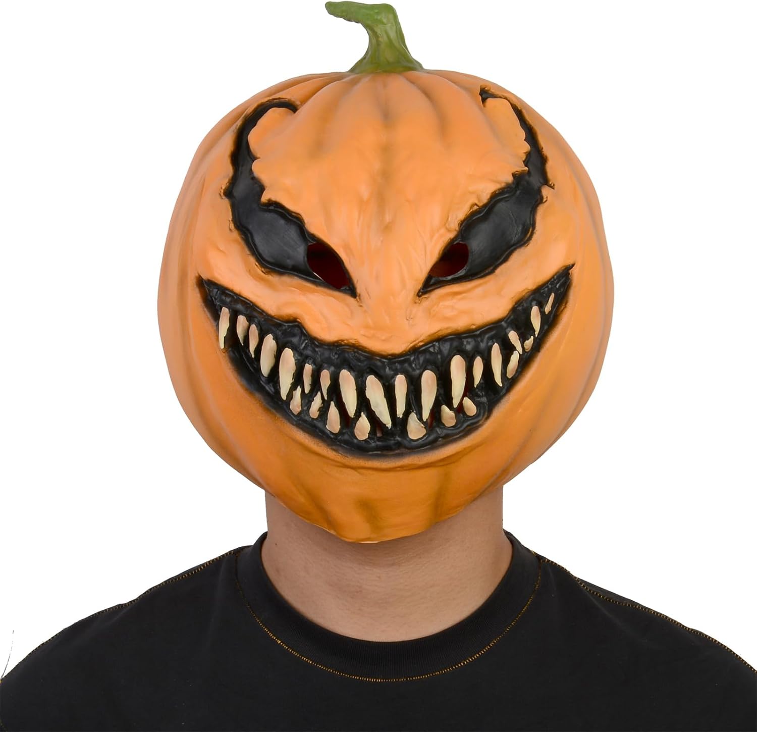 Creepy Pumpkin Mask, Scary Pumpkin Head Mask For Halloween Costume Party Props Adult Men Women