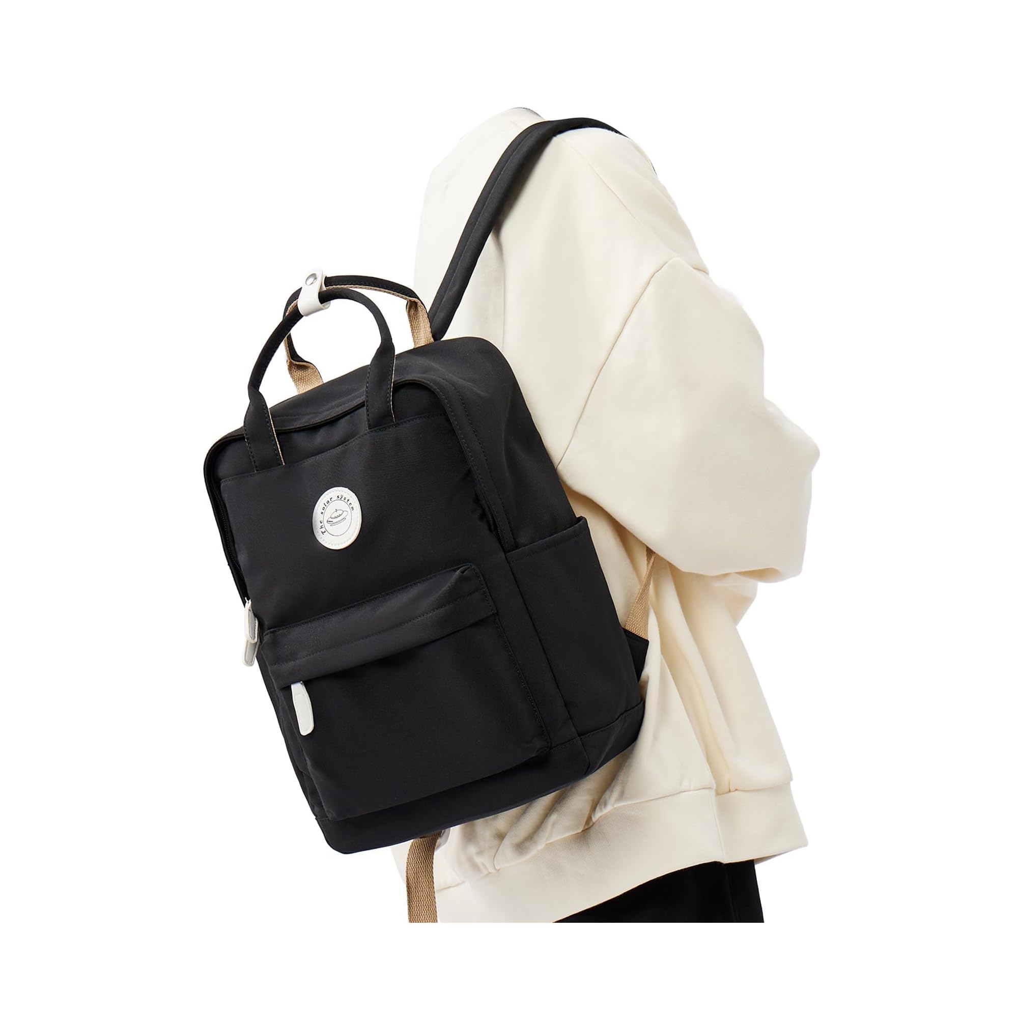 BJLFS Light Green School Backpack for Women Teen Girls, Bookbag College Student Backpack for School Men Boys, Mochilas Escolares Casual Daypack Lightweight Book Bag