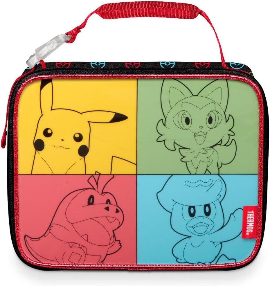 THERMOS Kids Soft Lunch Box, Pokemon